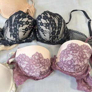 5 Victoria Secret Bras 34C and 34B